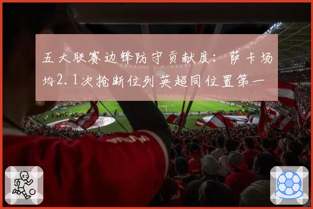 五大联赛边锋防守贡献度:萨卡场均2.1次抢断位列英超同位置第一